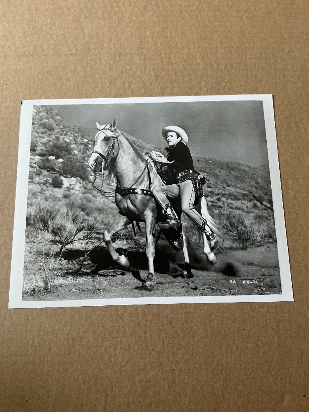 Vintage Glossy Photo of Roy Rogers And Trigger 8x10